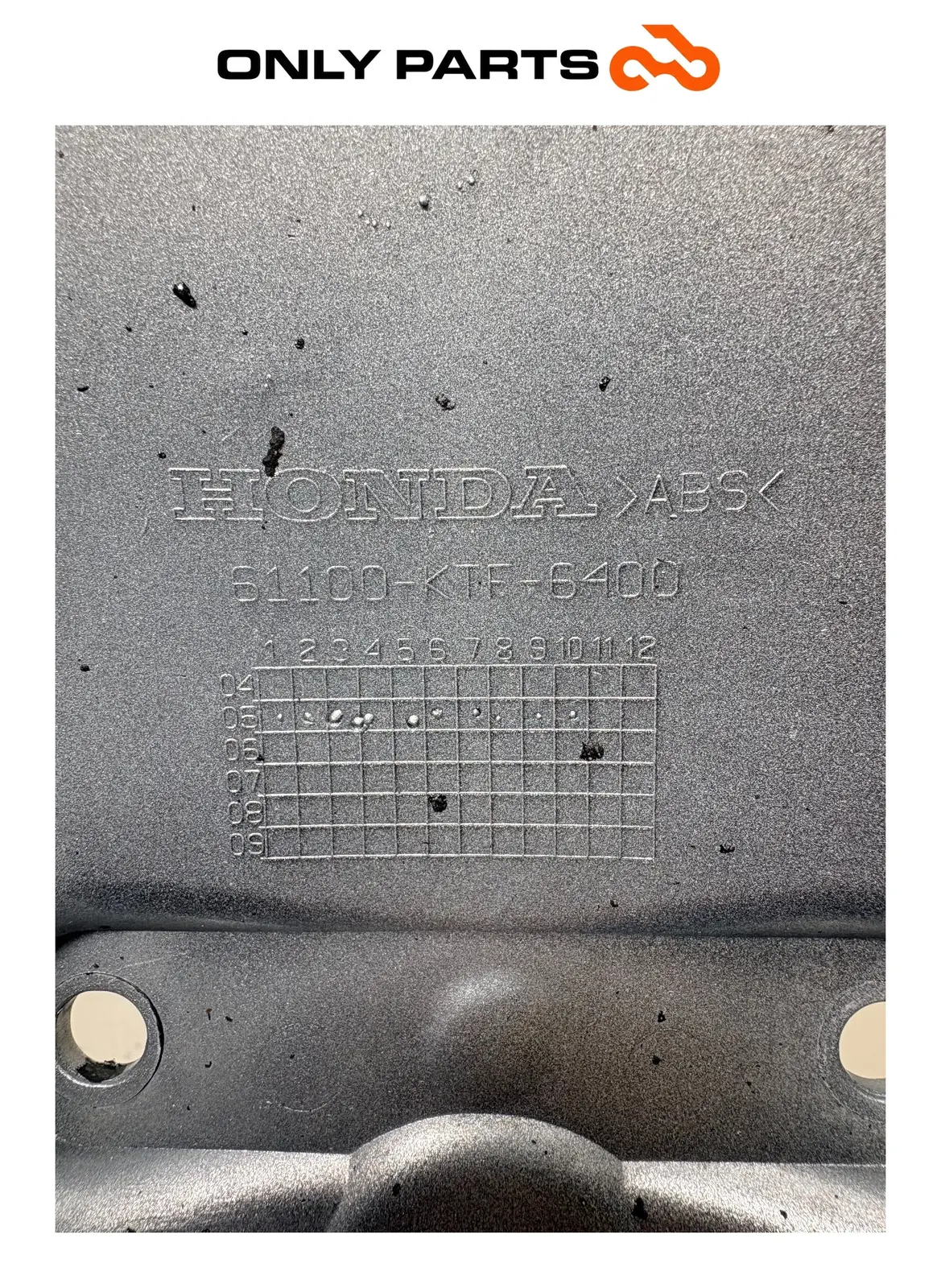 Parafango anteriore Honda Sh 150cc 2008 Grigio usato — foto reale 9