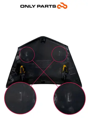 Cover superiore tachimetro Honda SH 150cc 2017 Nero usato — foto reale 2