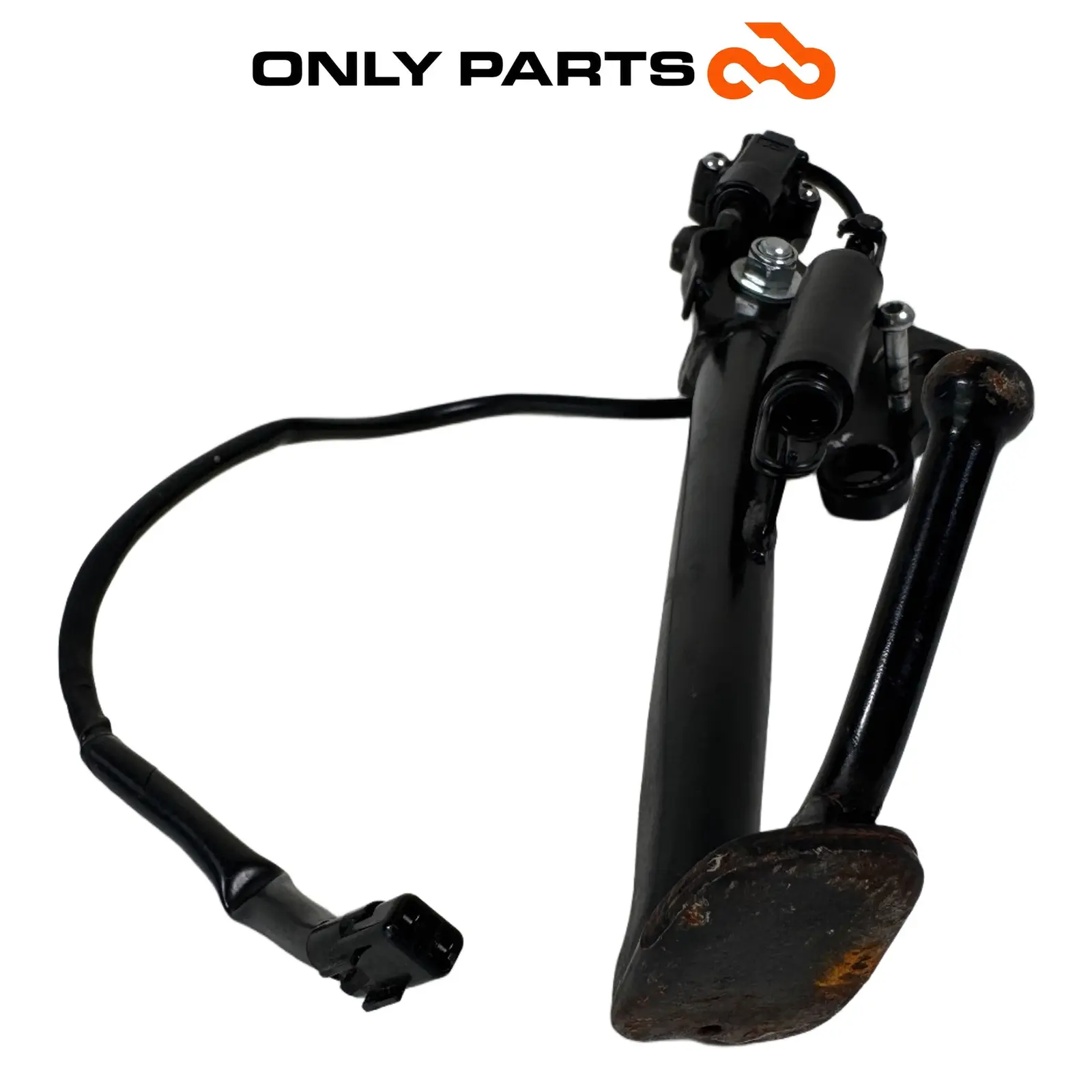 Cavalletto laterale completo + sensore Yamaha Tracer 900cc 2019 Nero usato — foto reale 3