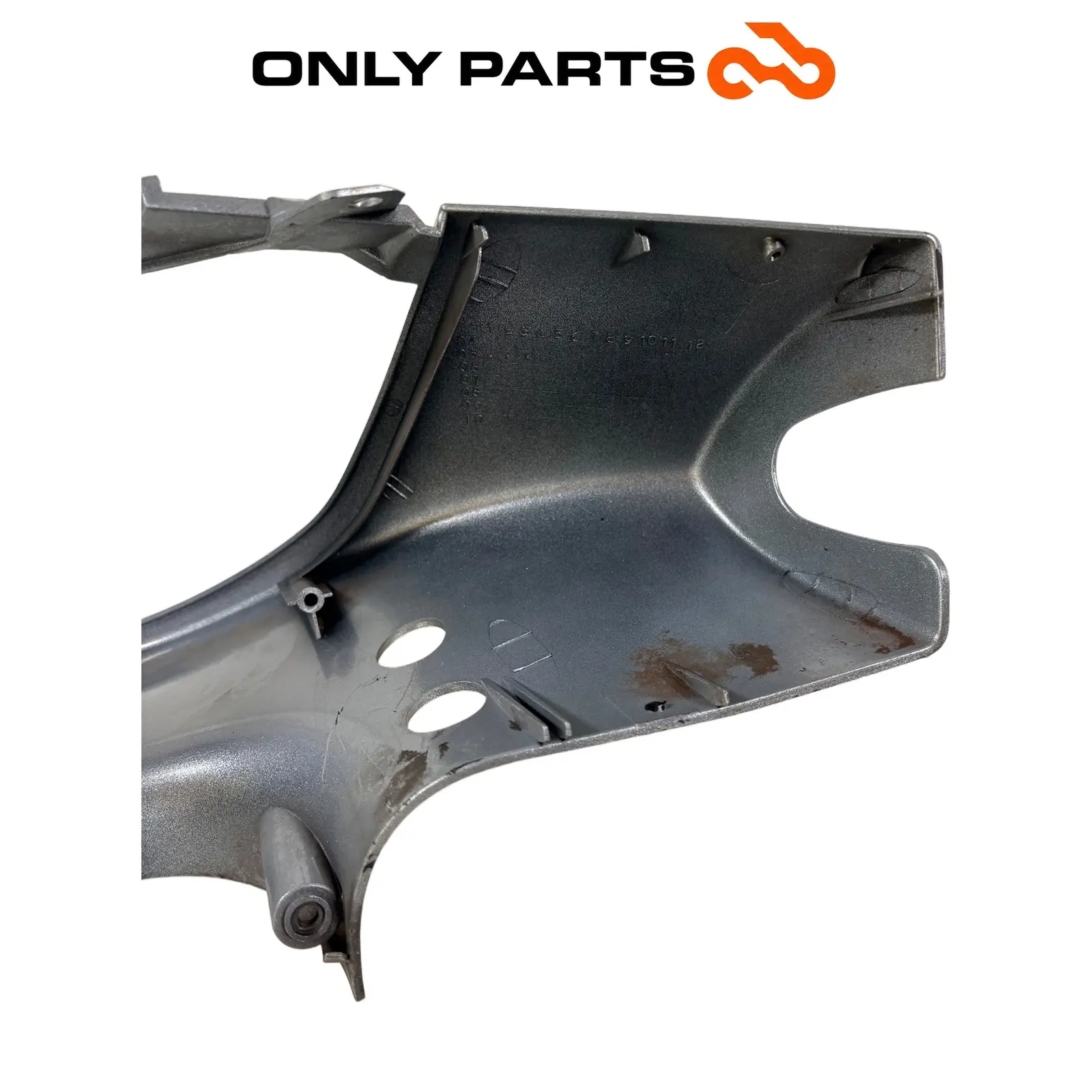 coprimanubrio anteriore / cover faro Honda Sh 150cc 2008 Grigio usato — foto reale 7
