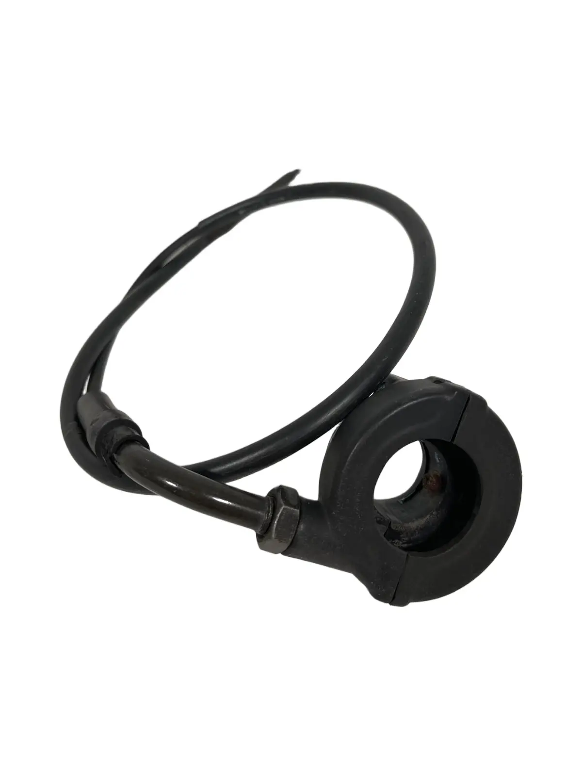 Supporto passacavo comando gas Honda CBF 125cc 2009 Nero usato — foto reale 1