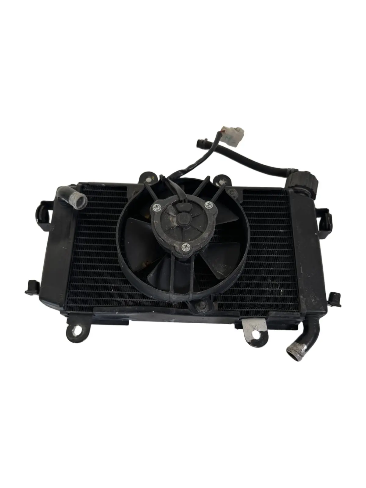 Radiatore acqua + ventola KTM Duke 200cc 2012 Arancione usato — foto reale 1