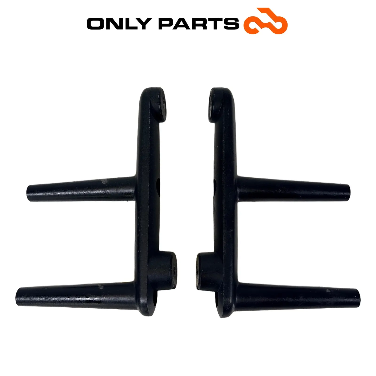 Coppia staffe parabrezza Yamaha XC Versity 300cc 2004 Nero usato — foto reale 3
