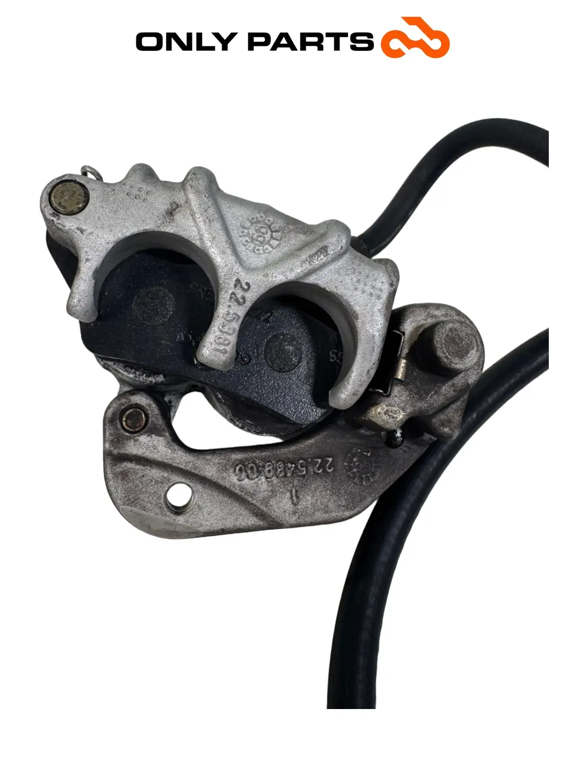 pinza freno anteriore + tubo freno Mbk Skyliner 125cc 1999 Blu usato — foto reale 10