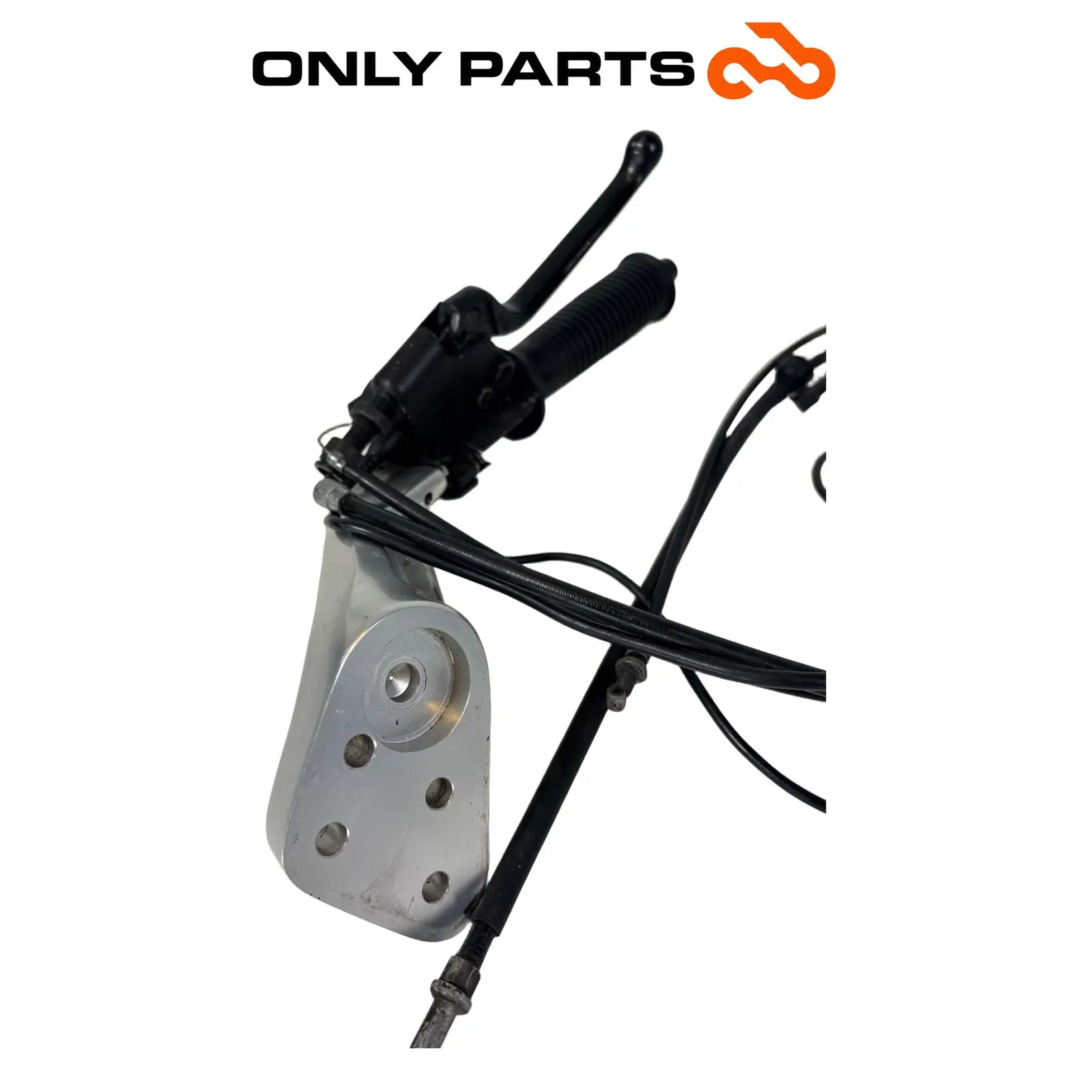 Semimanubrio destro con comando gas, blocchetto, pompa freno e cavi BMW R 850 R 1997 BMW R 850 R usato — foto reale 5
