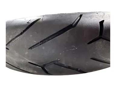 Used COMPLETE REAR WHEEL RIM + DISC AND TYRE KTM DUKE 200CC 2012 KTM Duke 200cc 2012 Arancione — real photo 16