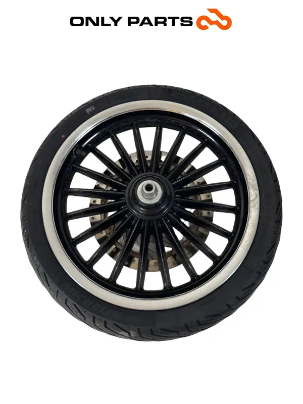 CERCHIO RUOTA ANTERIORE + DISCO ABS PIAGGIO BEVERLY POLICE 300 2018 FRONT WHEEL — 5