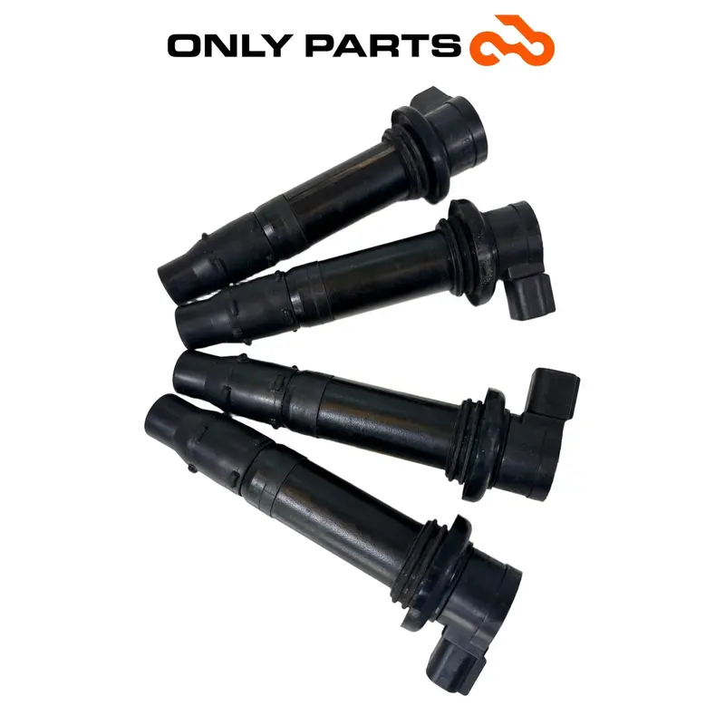 SET 4 BOBINE ACCENSIONE CANDELA ORIGINALI DENSO YAMAHA YZF-R6 2005 / COILS 4X — 2