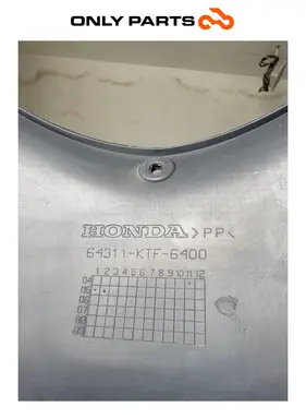 Cover anteriore vano sottosella / ispezione batteria Honda Sh 150cc 2008 Grigio usato — foto reale 11