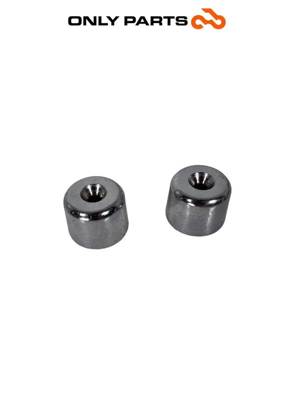COPPIA CONTRAPPESI MANUBRIO BILANCIERI CROMATI PIAGGIO MP3 YOURBAN 300 CC 2013 — 4