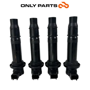 Set bobine accensione Yamaha YZF-R6 600cc 2005 nero usato — foto reale 5