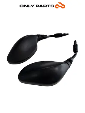 Used REAR VIEW MIRRORS PAIR RIGHT LEFT HONDA PCX 125 2011 OEM Honda PCX 125cc 2011 Grigio — real photo 1