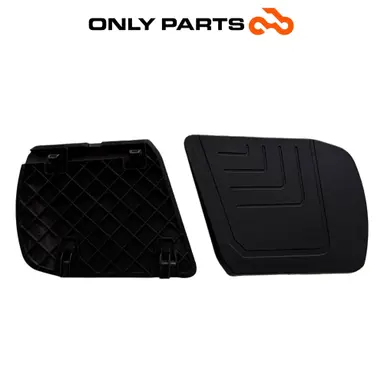 Coppia coperture pedana anteriore BMW C 400 X 400cc 2020 Blu usato — foto reale 4