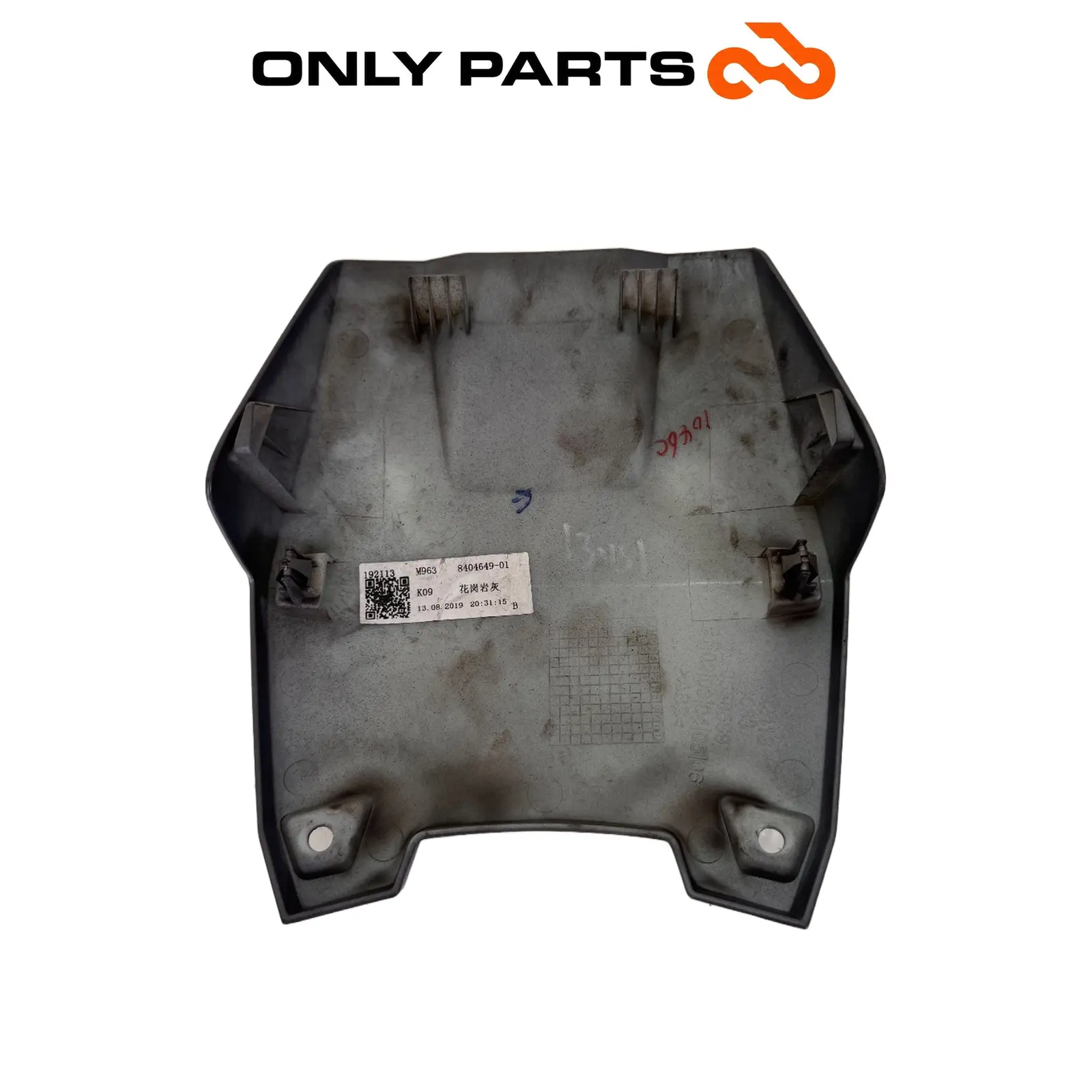Carena coperchio batteria BMW C 400 X 400cc 2020 Blu usato — foto reale 6