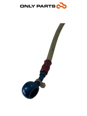 TUBO FRENO TRECCIA AERONAUTICO FRENTUBO KAWASAKI Z750 2004 BRAKE LINE RACCORDI Kawasaki Z 750cc 2004 Nera usato — foto reale 5