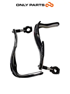 Coppia paramani KTM Super Duke 990cc 2006 Nero/Arancione usato — foto reale 9
