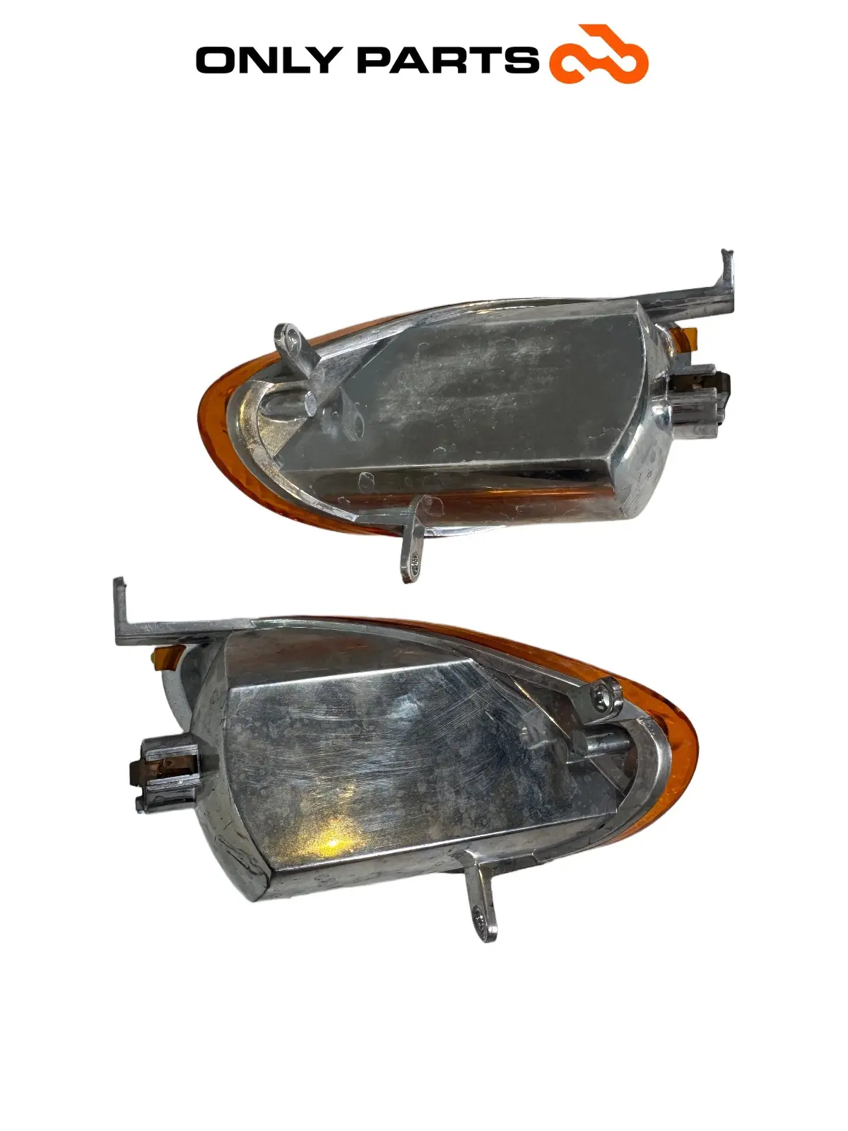 Coppia frecce anteriori Mbk Skyliner 125cc 1999 Blu usato — foto reale 10