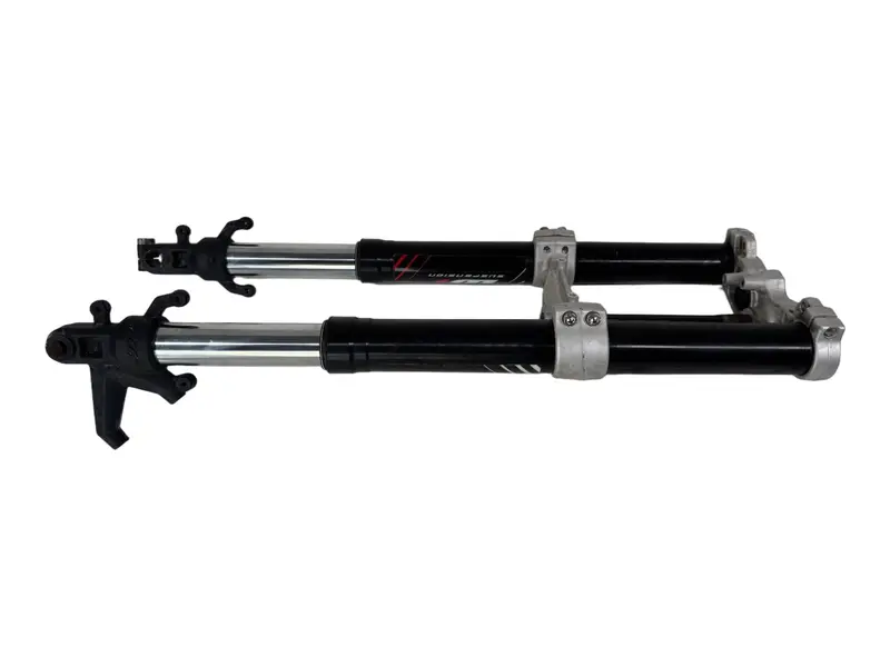 FORCELLA ANTERIORE COMPLETA WP STELI + PIASTRA KTM DUKE 200 2012 / FRONT FORK — 4