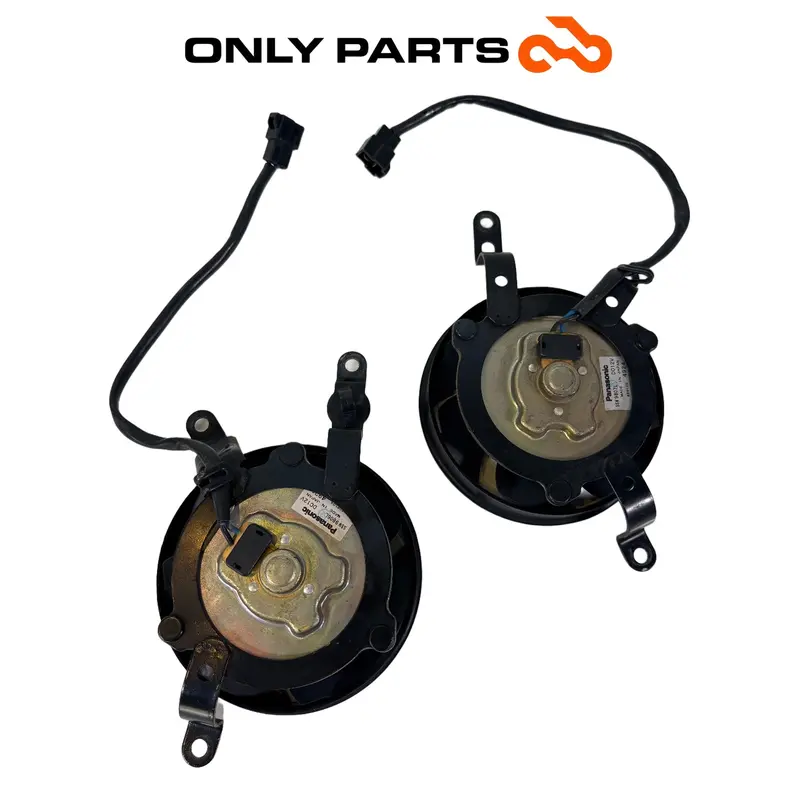 COPPIA ELETTROVENTOLE RADIATORE ACQUA VENTOLE YAMAHA YZF-R6 2005 / COOLING FANS — 2