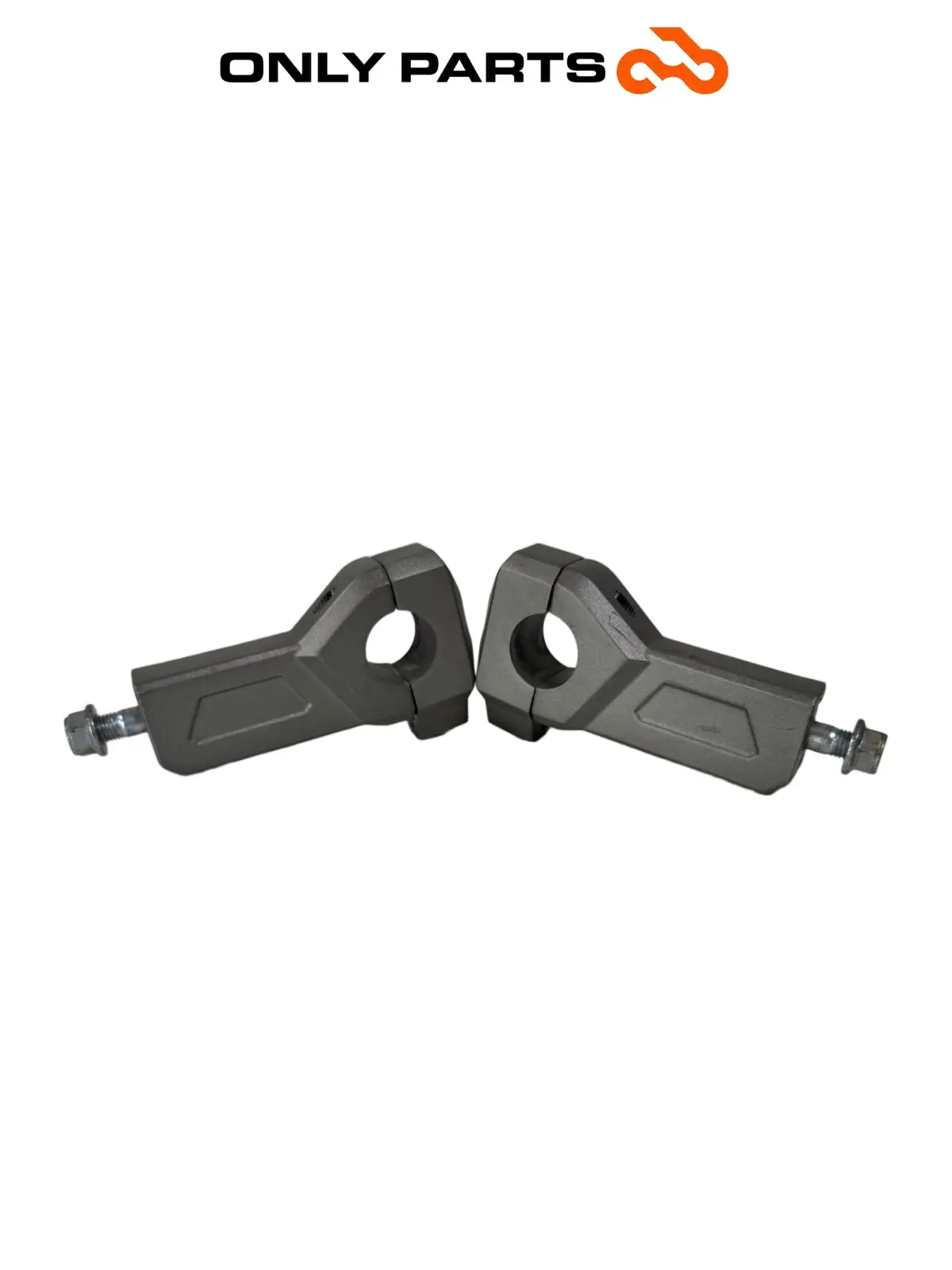 Coppia riser supporti manubrio Yamaha Tracer 900cc 2019 Nero usato — foto reale 1
