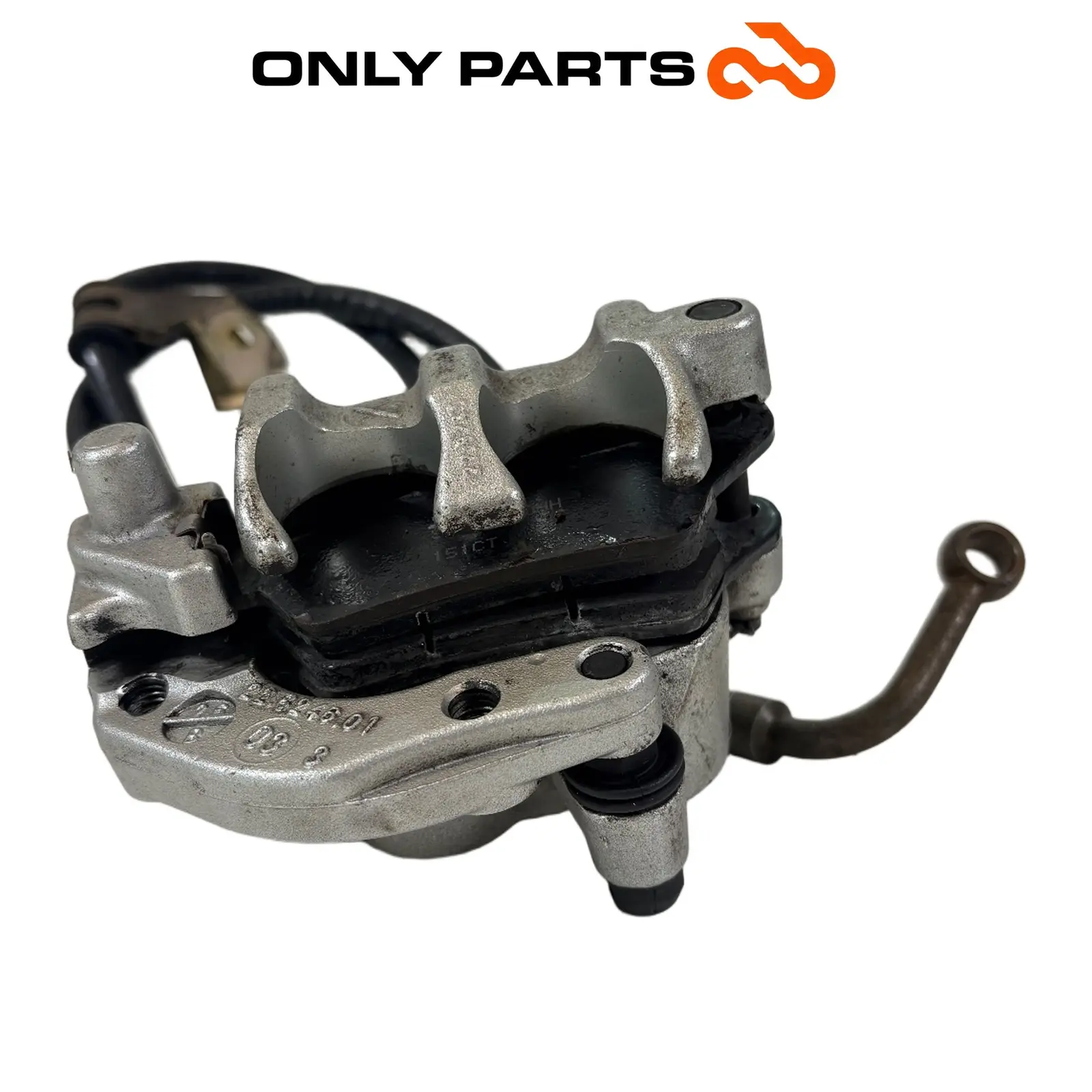 pinza freno anteriore + tubo freno Yamaha XC Versity 300cc 2004 Nero usato — foto reale 7