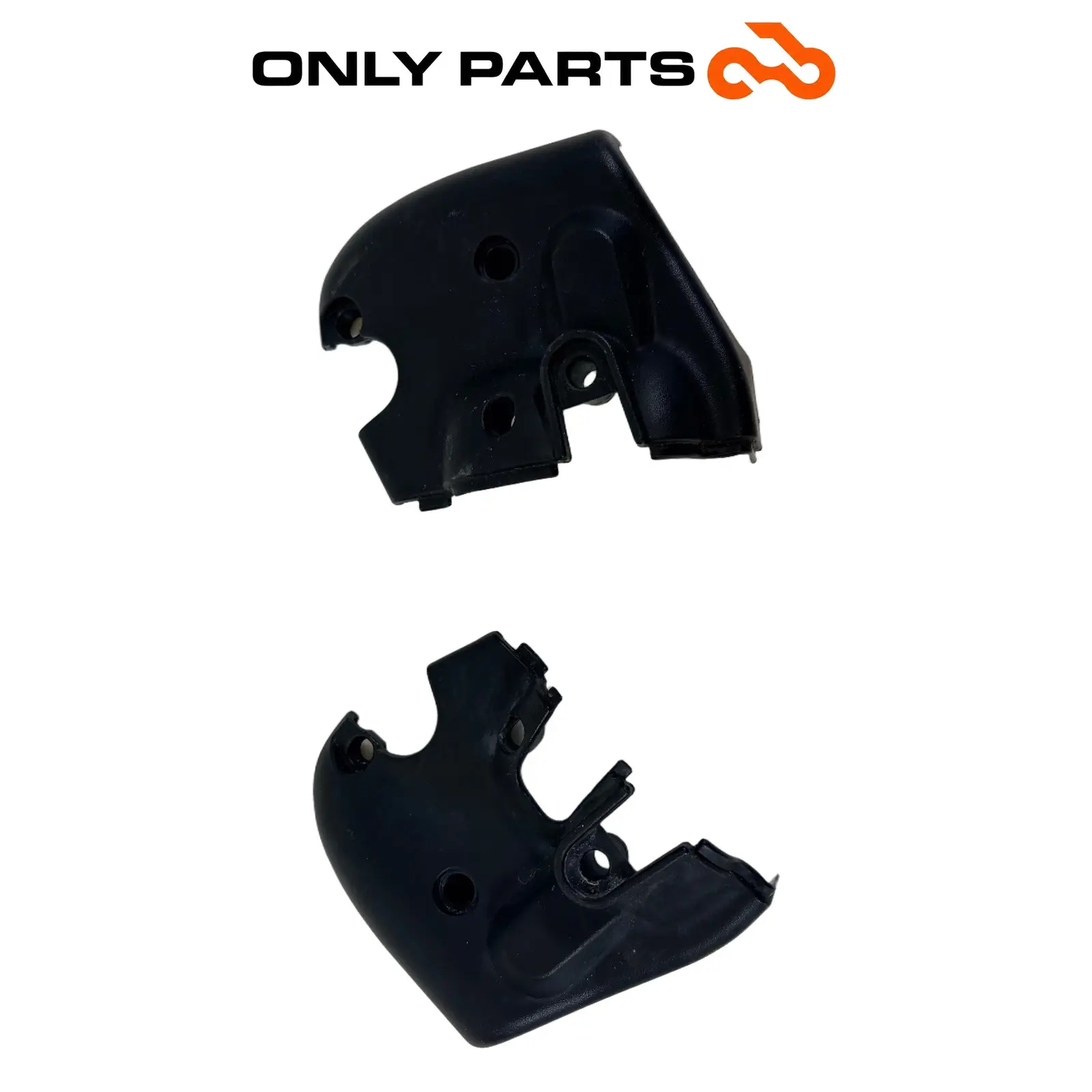 Coppia cover plastica 851808/9 Aprilia Scarabeo 300cc 2010 Bianco usato — foto reale 2