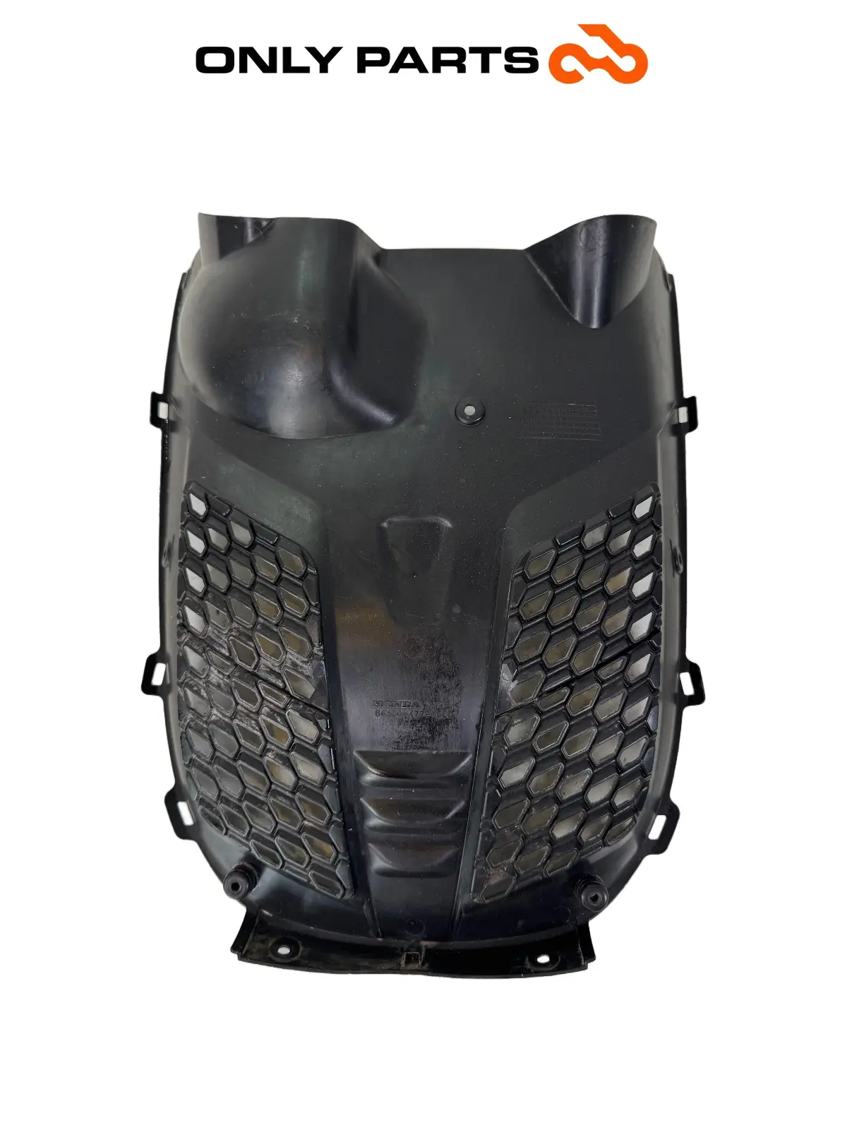 Gebrauchte KÜHLERGITTER FRONTSCHILD HONDA SH 150 2017 OEM 64304-K77-V000 Honda SH 150cc 2017 Nero — echtes Foto 3