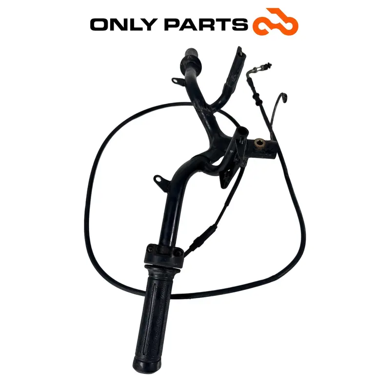MANUBRIO STERZO CON MANOPOLA E CAVI GAS HONDA SH 150 2002 / HANDLEBAR CABLES OEM — 4