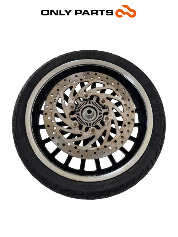 CERCHIO RUOTA ANTERIORE + DISCO ABS PIAGGIO BEVERLY POLICE 300 2018 FRONT WHEEL