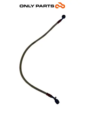 TUBO FRENO TRECCIA AERONAUTICO FRENTUBO KAWASAKI Z750 2004 BRAKE LINE RACCORDI Kawasaki Z 750cc 2004 Nera usato — foto reale 2