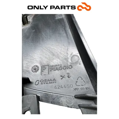 Cover plastica carena SX  624450 Piaggio MP3 250cc 2009 Grigio usato — foto reale 8