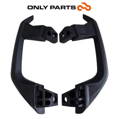 Coppia maniglie posteriori passeggero BMW C 400 X 400cc 2020 Blu usato — foto reale 8