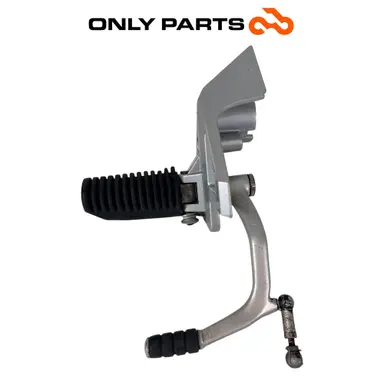Piastra pedana sinistra con leva cambio e asta di rinvio (left footrest plate gear lever) BMW R 850 R 1997 BMW R 850 R usato — foto reale 3