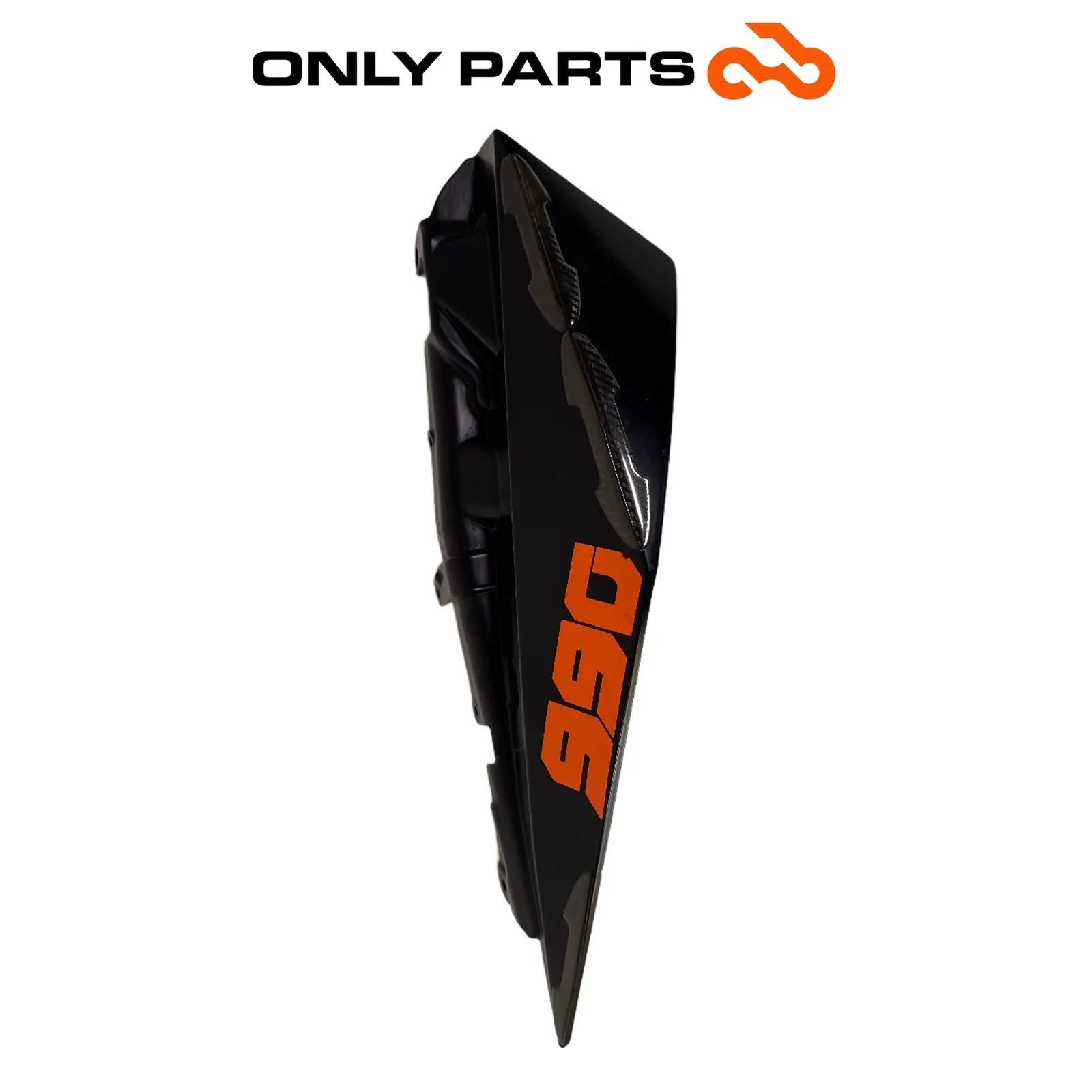 Fianchetto posteriore DX KTM Super Duke 990cc 2006 Nero/Arancione usato — foto reale 6