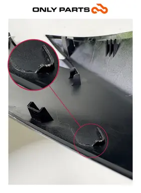 Fianchetto laterale DX / cover radiatore Honda CB 500 F 500cc 2014 Nero usato — foto reale 5
