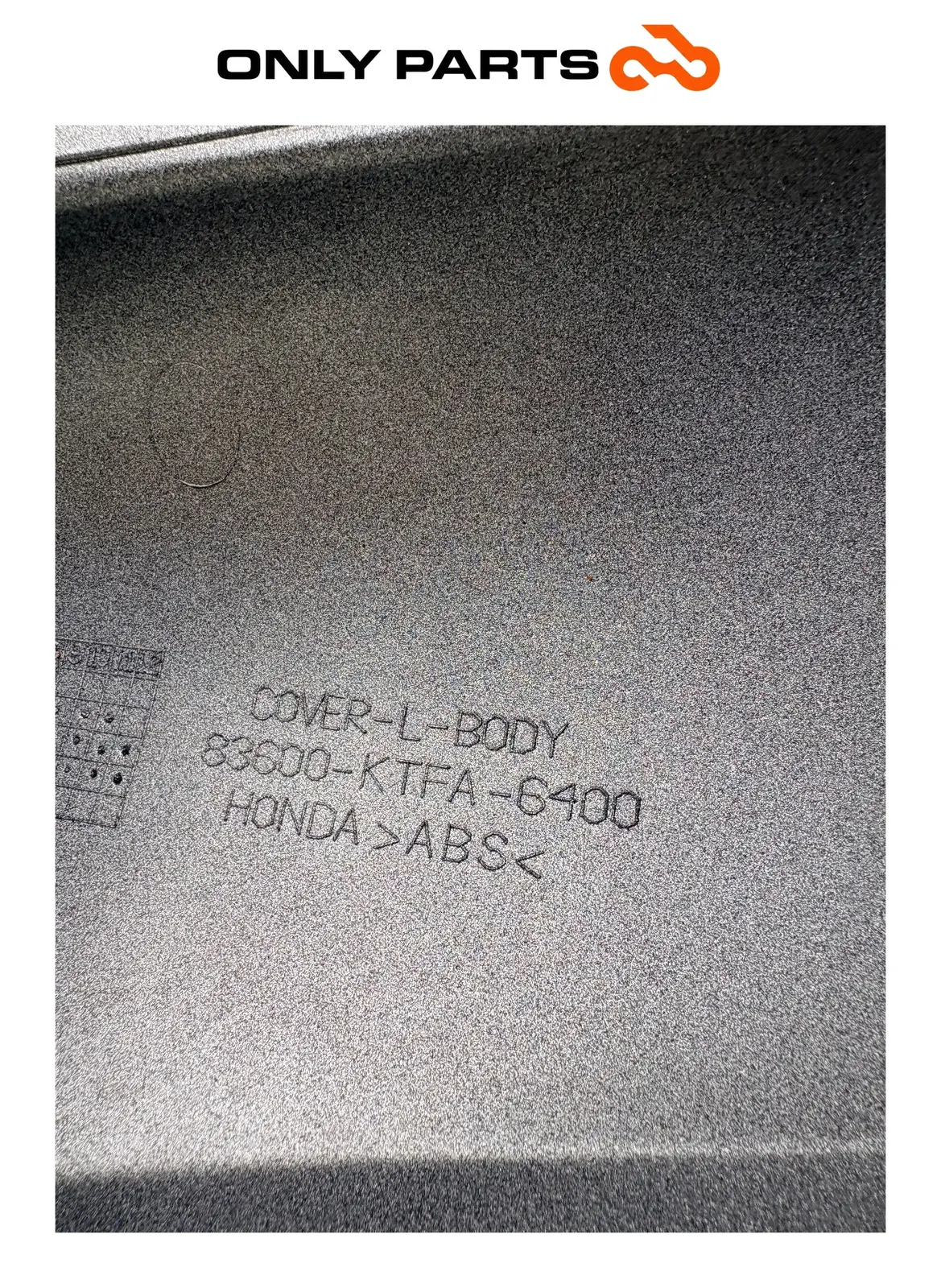 Fianchetto posteriore SX Honda Sh 150cc 2008 Grigio usato — foto reale 9
