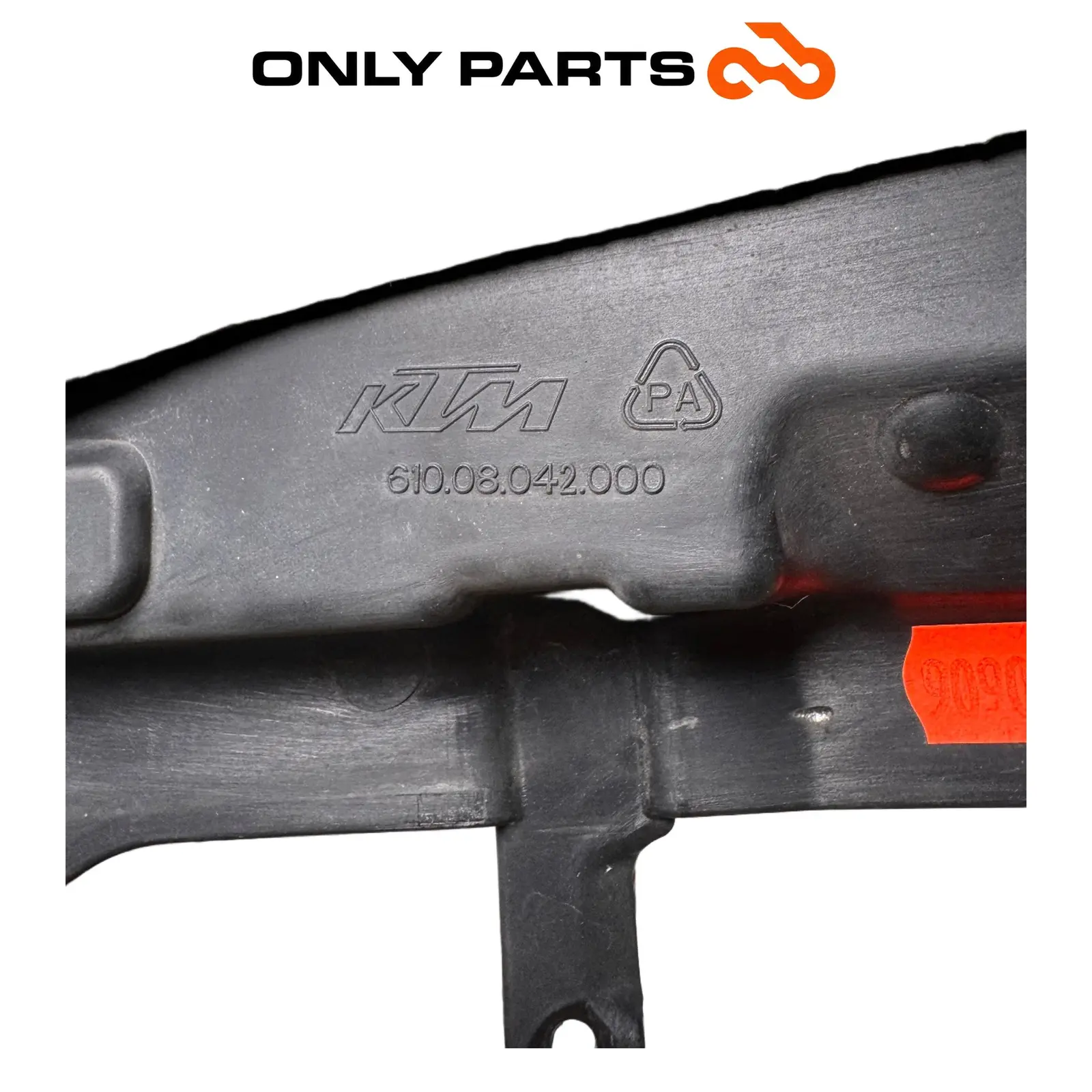 Fianchetto posteriore DX KTM Super Duke 990cc 2006 Nero/Arancione usato — foto reale 9
