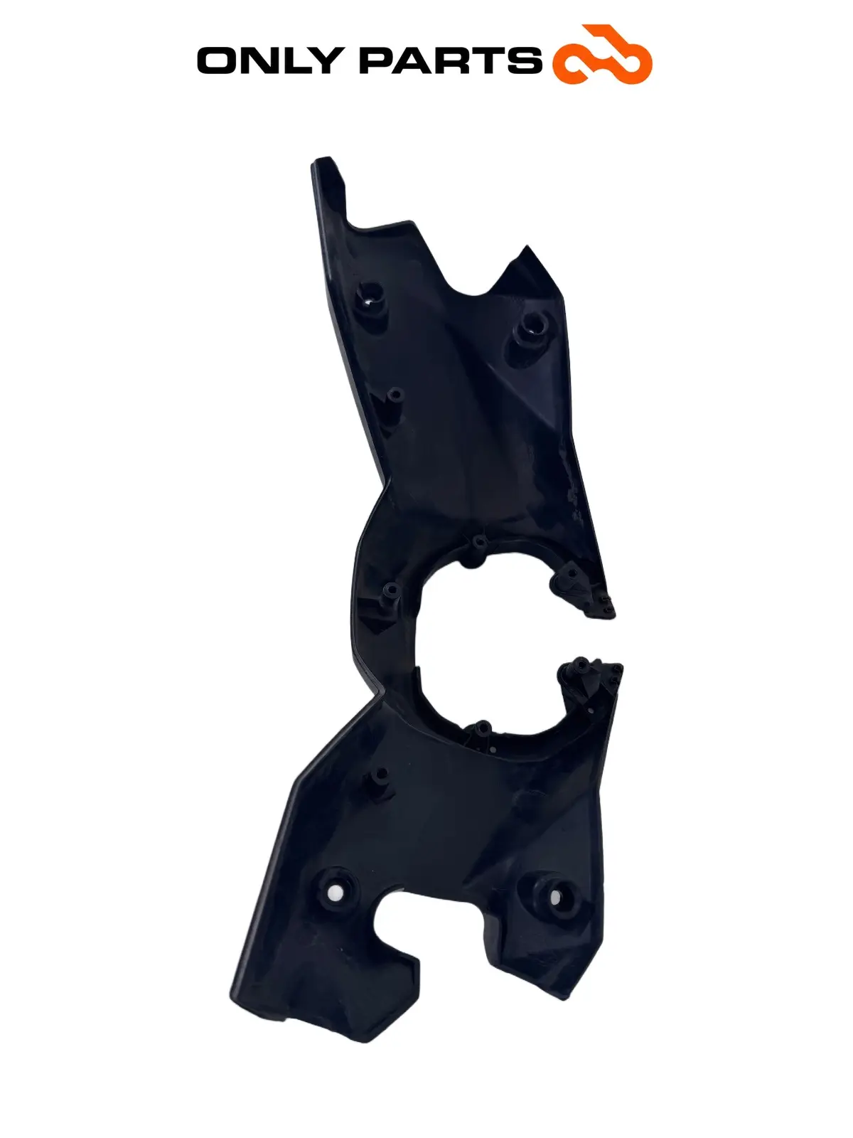 Guscio plastica coprimanubrio inferiore — 6