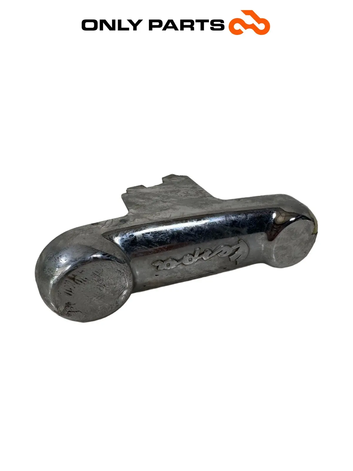 Coperchio forcella / coprimolleggio cromato — 1