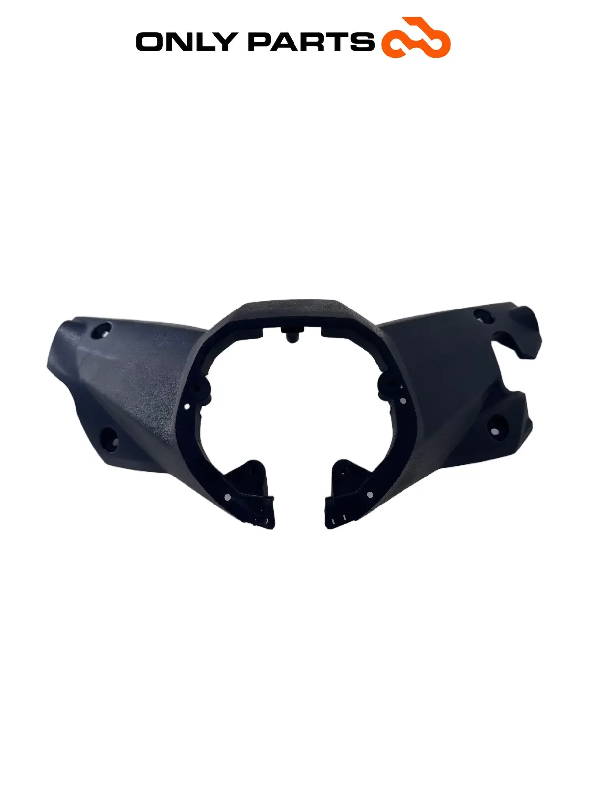 Guscio plastica coprimanubrio inferiore — 2